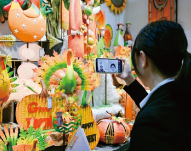 展中现场对接