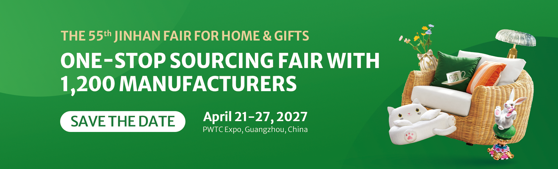 The 55th Jinhan Fair for Home & Gifts from 21 to 27 April 2027