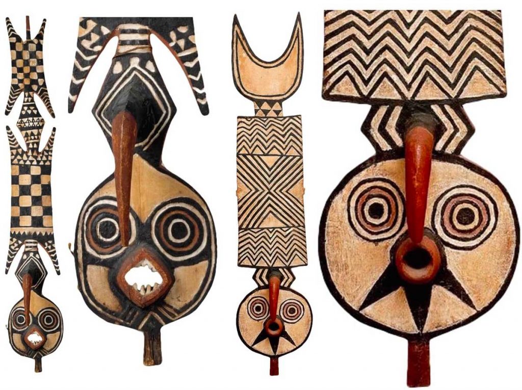 wooden hand carved objects, African craftsmanship