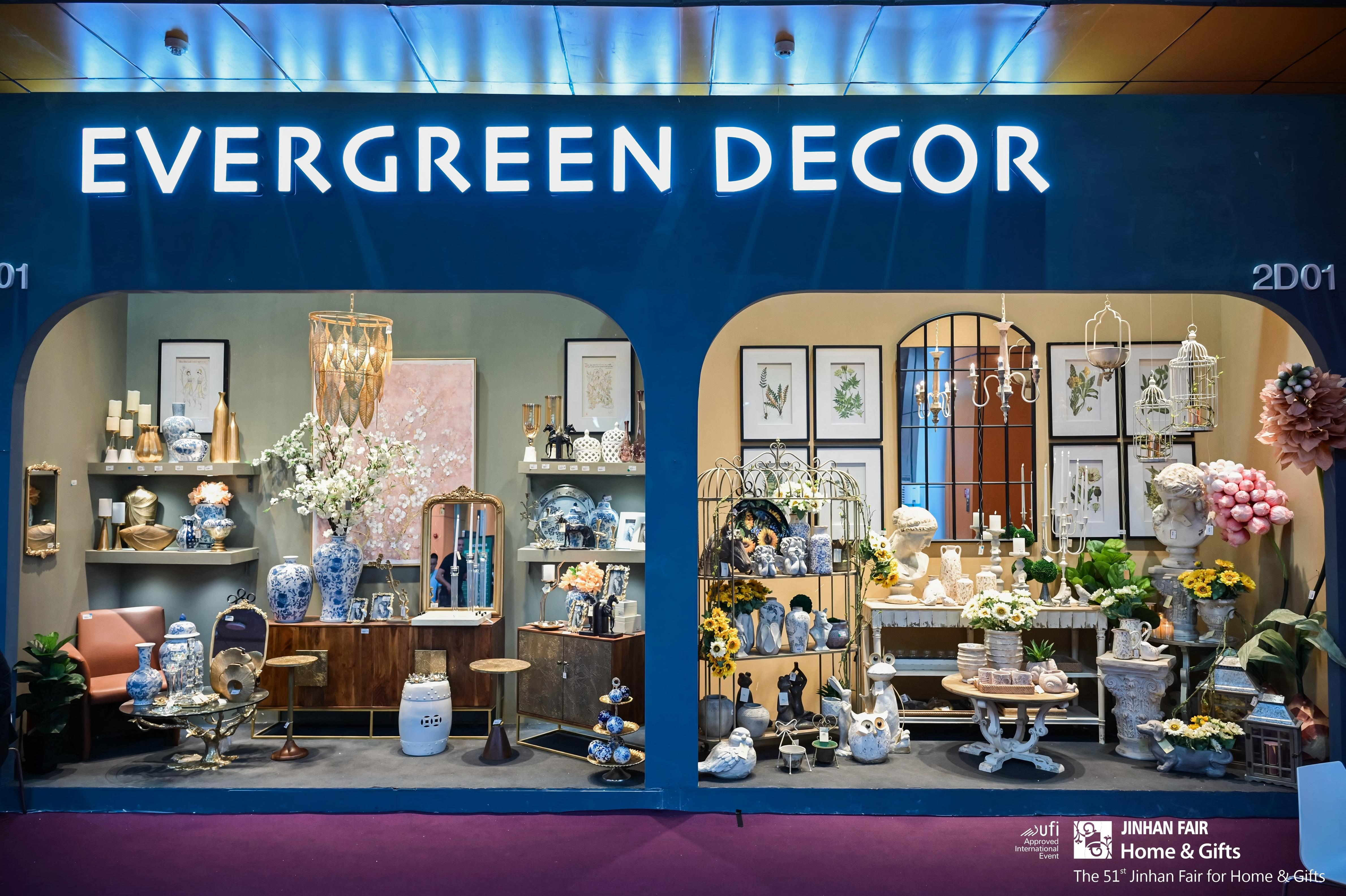Evergreen Decor at JINHAN FAIR, with more than 20 participations
