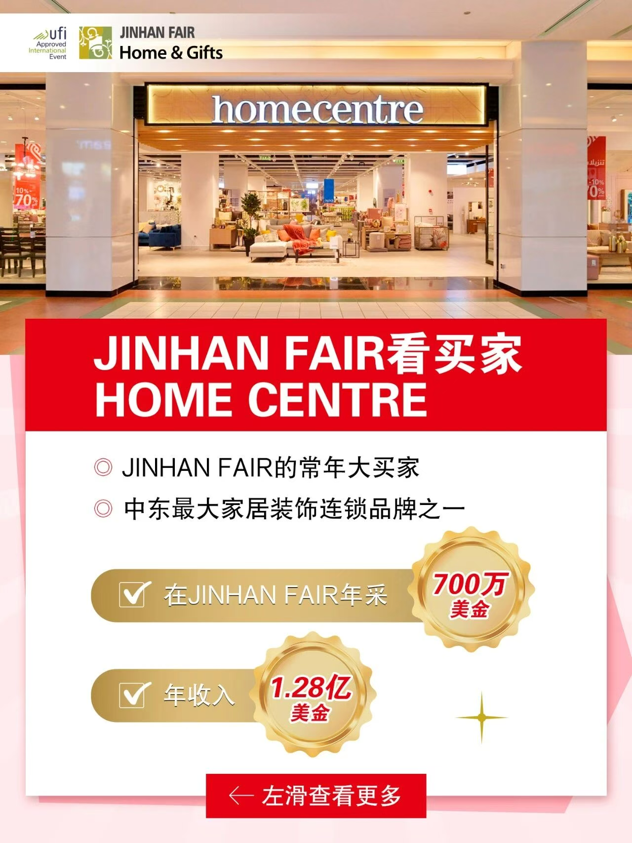 在JINHAN FAIR年采700万美金！想要与Home Centre合作的看过来！